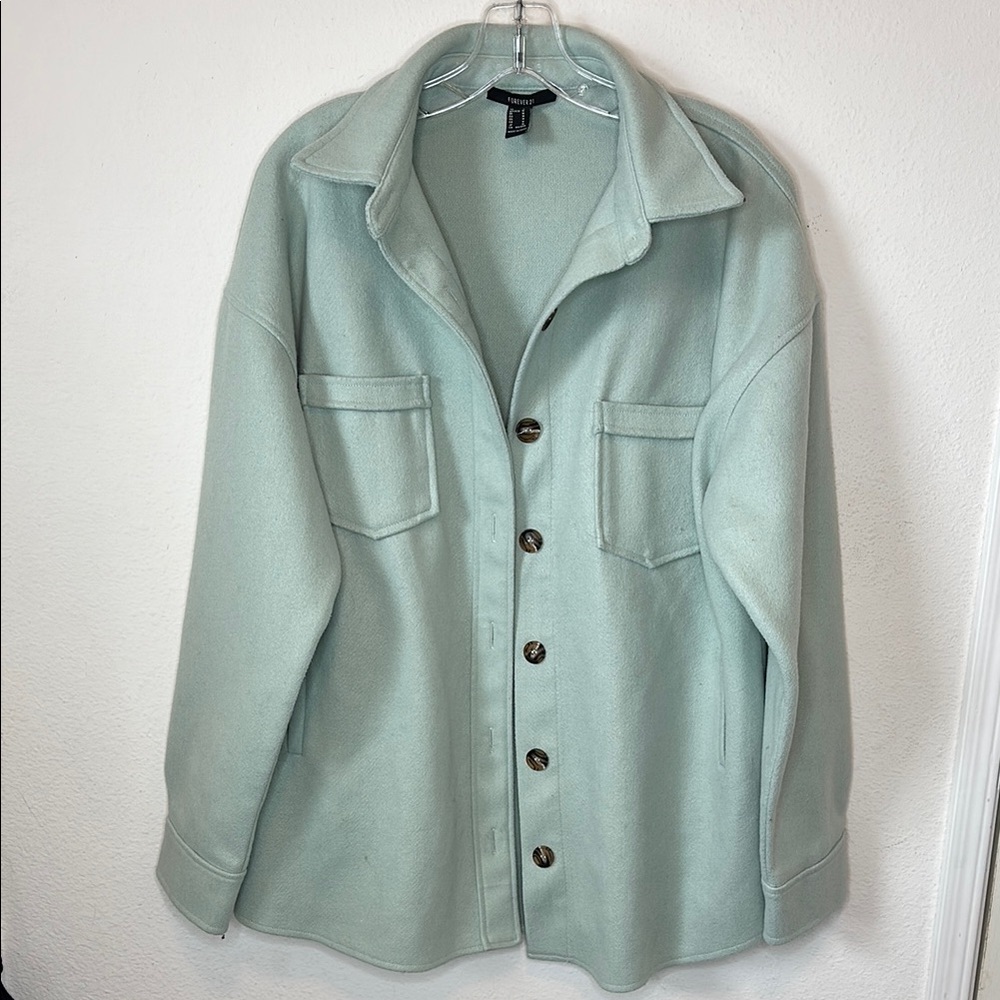 Forever 21, US size medium, Women's Mint Green Jacket